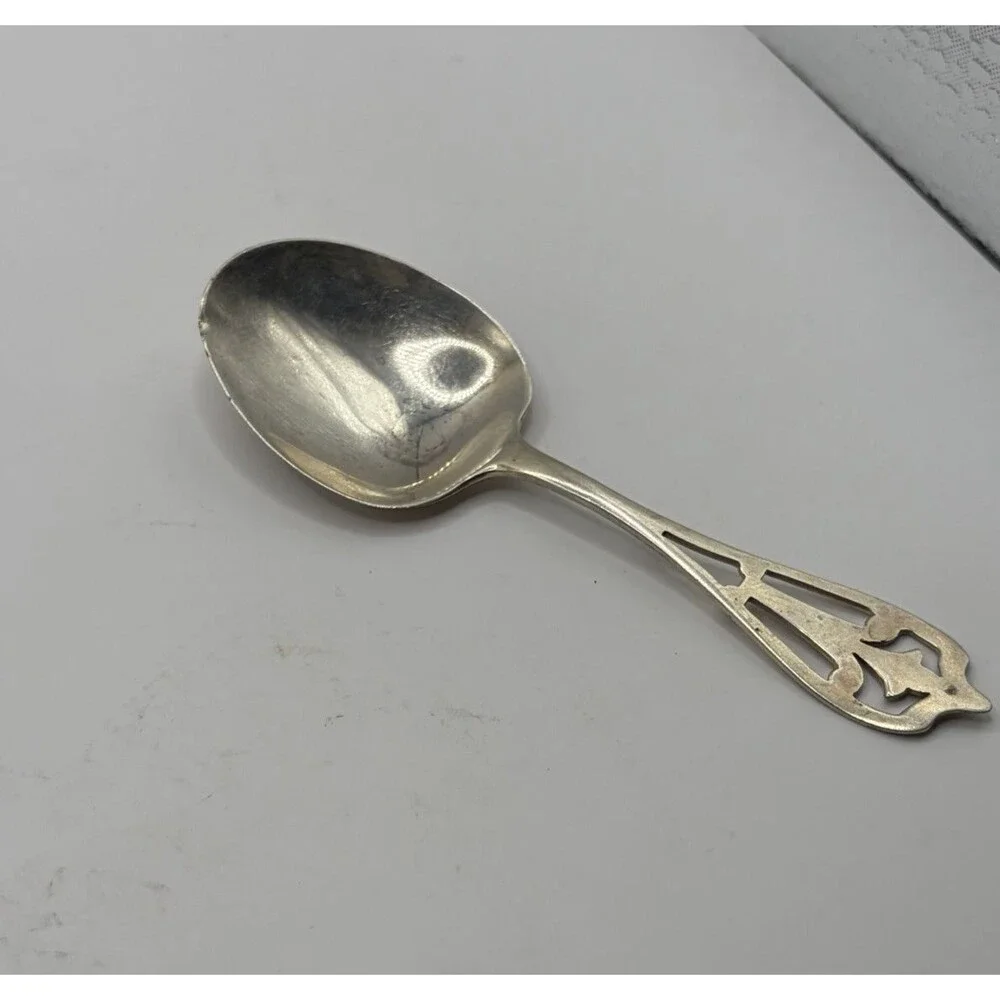 Antique Sterling Silver Spoon 3.5